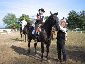 INAMA Roberta sulla murgese " MACINA" 1 premio dressage a  