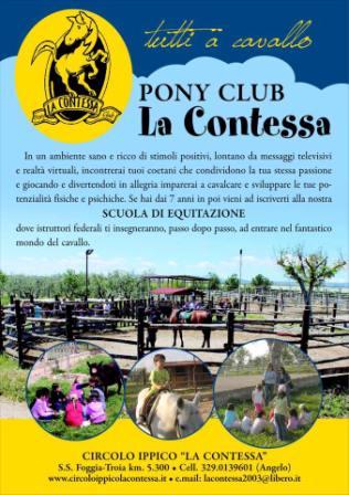 locandina pony club
